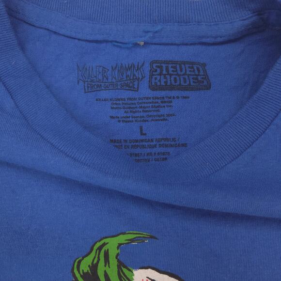 Killer Klowns from Outer Space Movie Crew Neck Graphic Shirt Mens Size L Blue - Picture 3 of 9